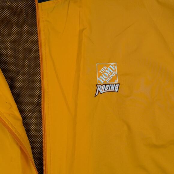 Vintage Tony Stewart #20 Home Depot Nascar Orange Windbreaker Jacket Size 3XL - Picture 3 of 8